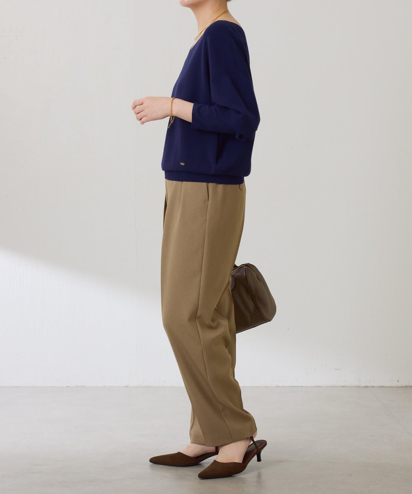 【前後兩穿】蝙蝠袖2WAY針織衫