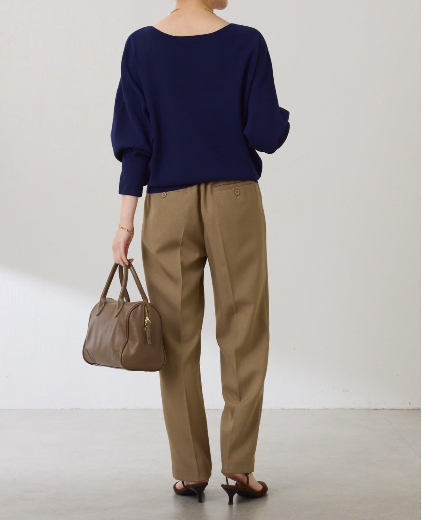 【前後兩穿】蝙蝠袖2WAY針織衫