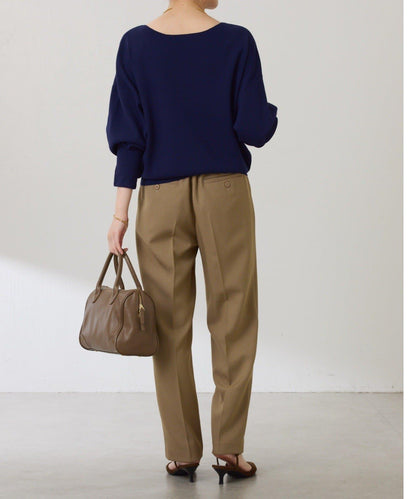 【前後兩穿】蝙蝠袖2WAY針織衫