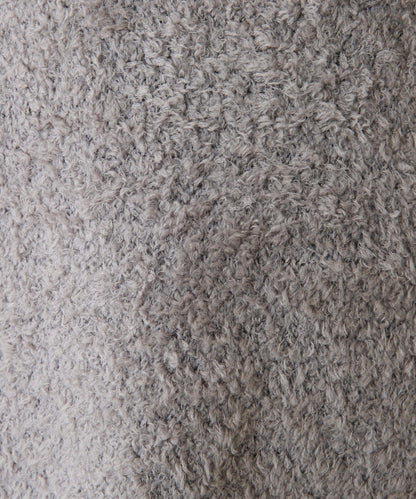 【多場合可穿】羊毛混紡毛圈套頭針織衫