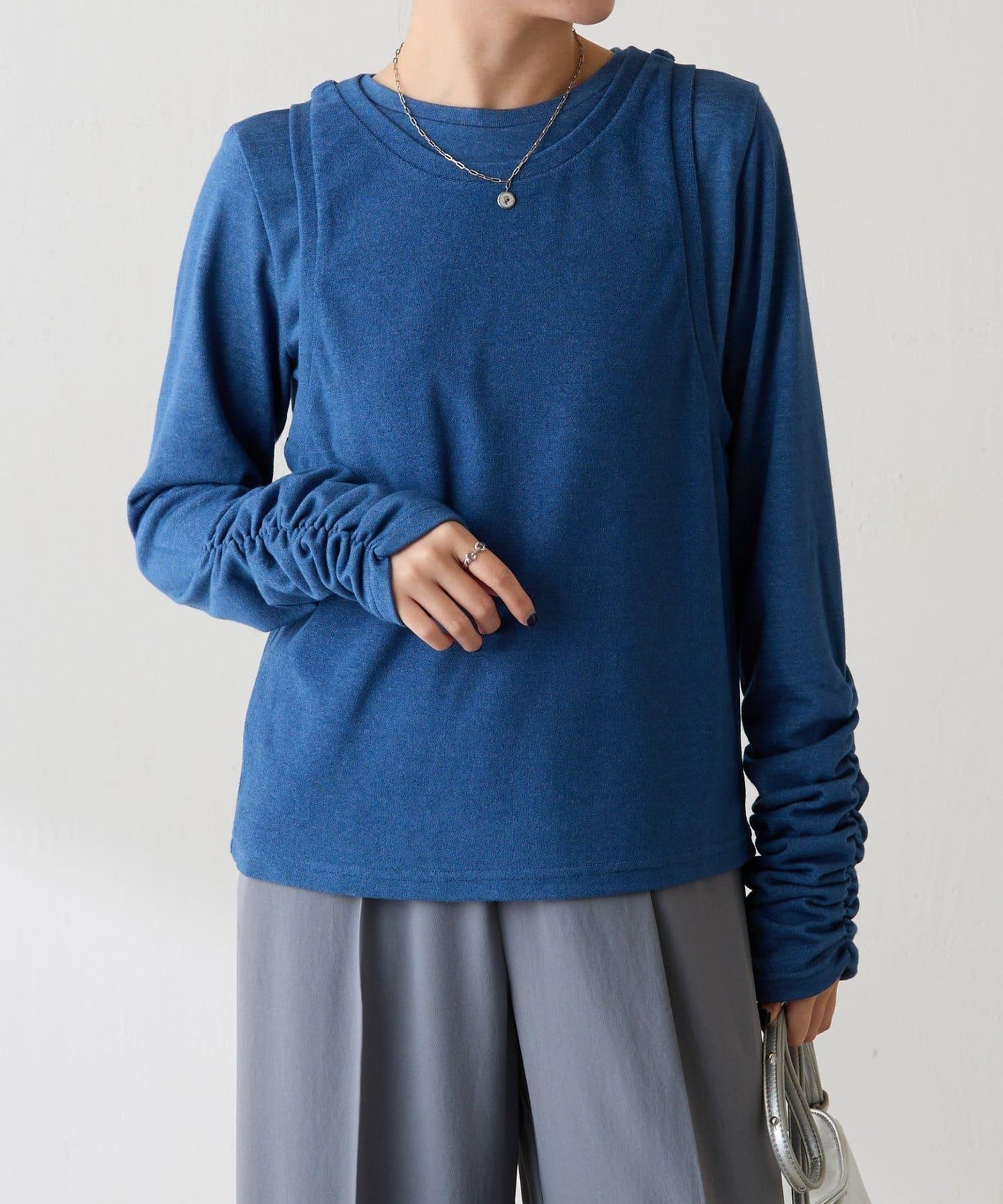 【套裝商品】毛圈層疊長袖T恤