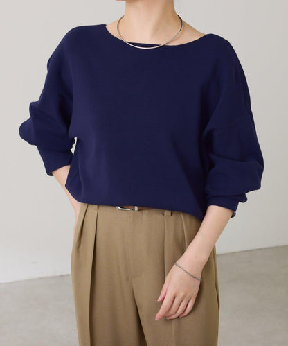 【前後兩穿】蝙蝠袖2WAY針織衫