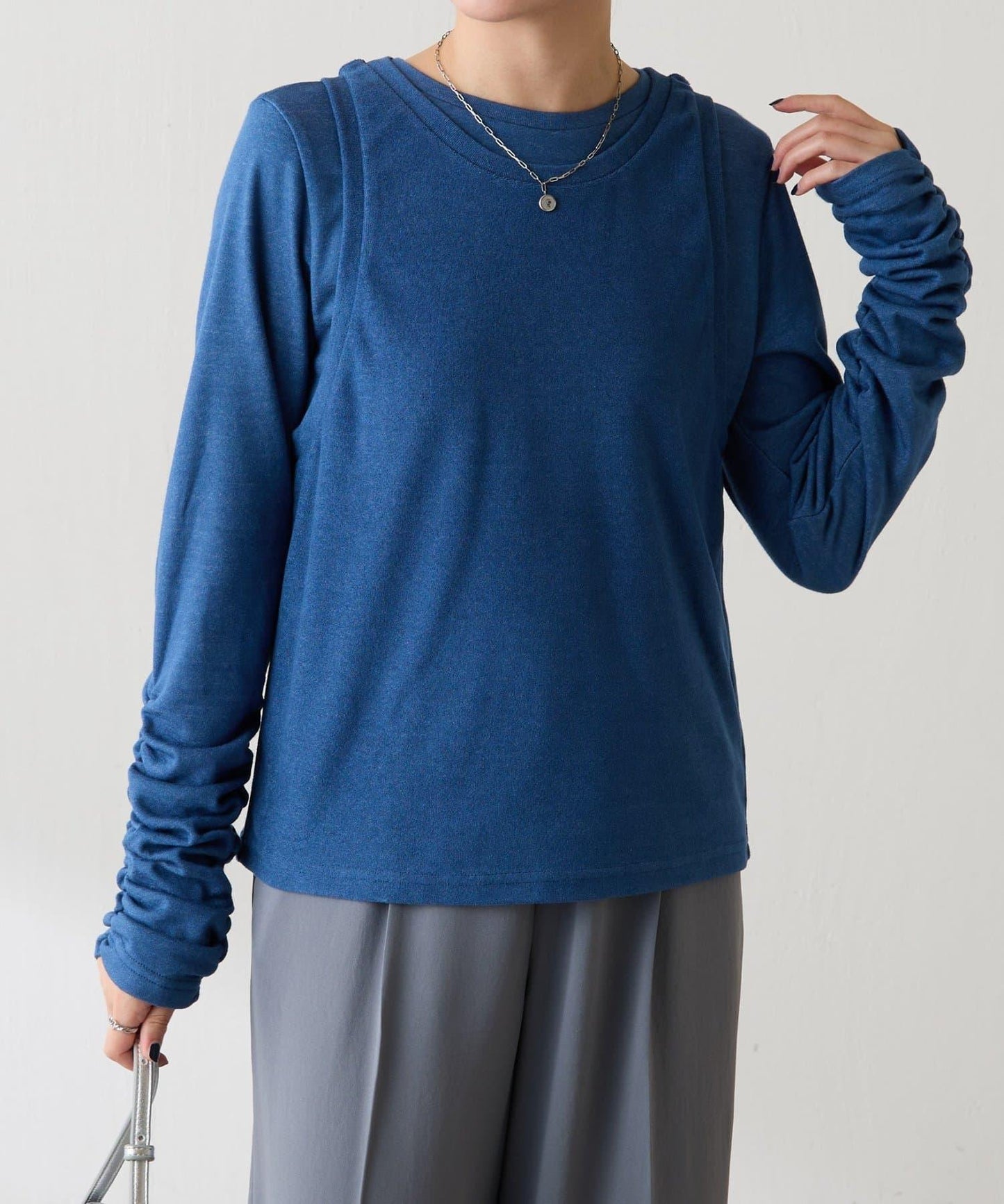 【套裝商品】毛圈層疊長袖T恤