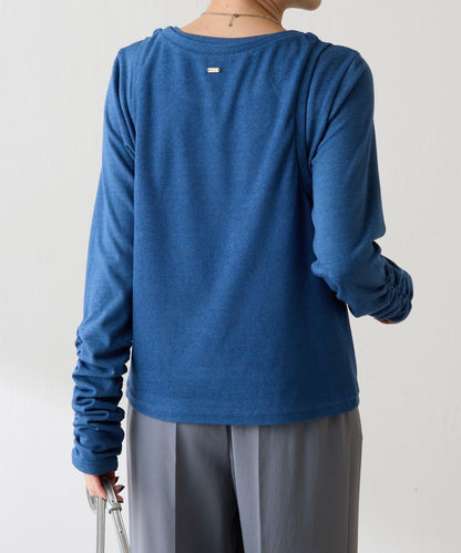 【套裝商品】毛圈層疊長袖T恤