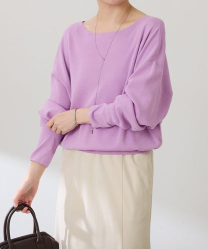 【前後兩穿】蝙蝠袖2WAY針織衫