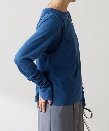 【套裝商品】毛圈層疊長袖T恤