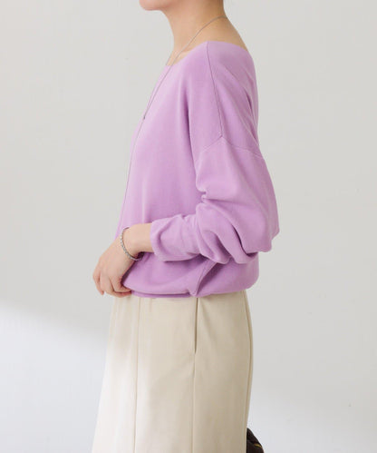 【前後兩穿】蝙蝠袖2WAY針織衫