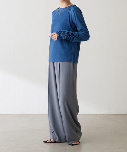 【套裝商品】毛圈層疊長袖T恤