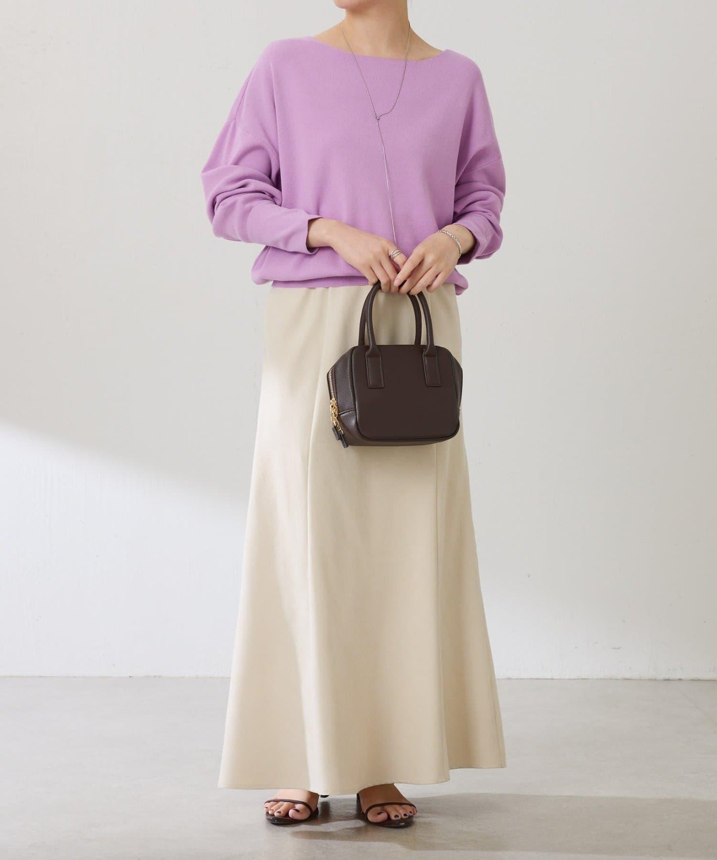 【前後兩穿】蝙蝠袖2WAY針織衫