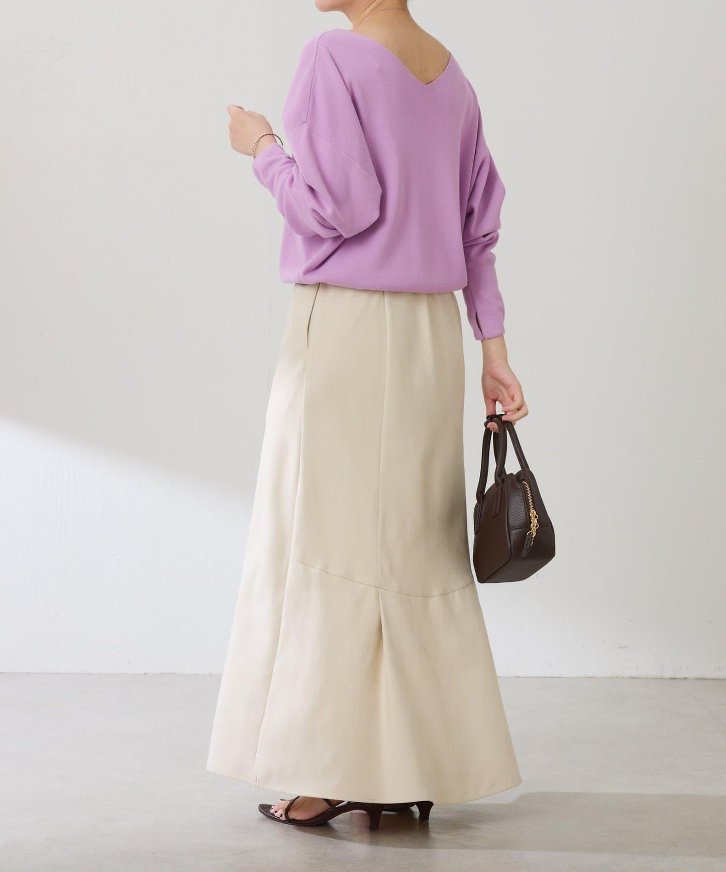 【前後兩穿】蝙蝠袖2WAY針織衫