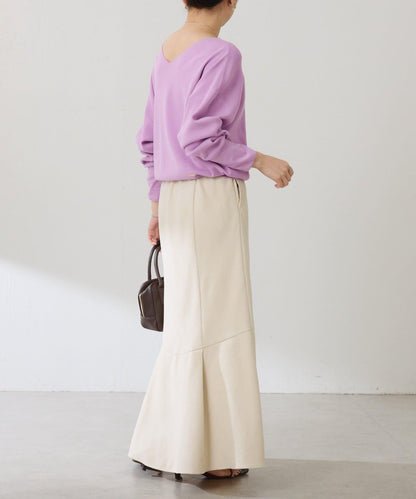 【前後兩穿】蝙蝠袖2WAY針織衫