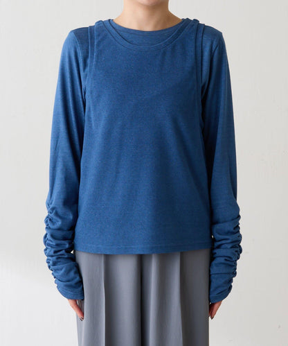 【套裝商品】毛圈層疊長袖T恤