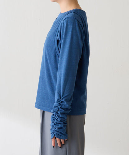 【套裝商品】毛圈層疊長袖T恤