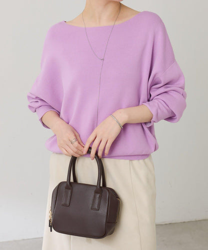 【前後兩穿】蝙蝠袖2WAY針織衫