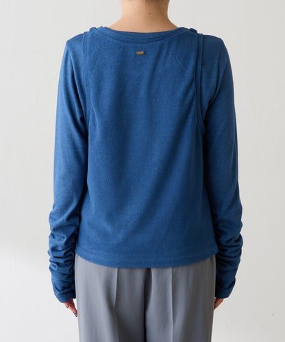 【套裝商品】毛圈層疊長袖T恤