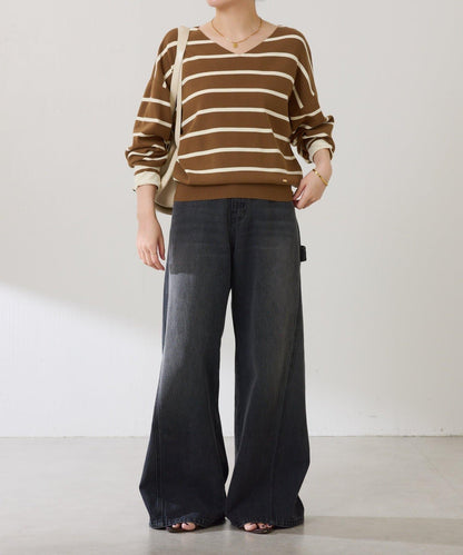 【前後兩穿】蝙蝠袖2WAY針織衫