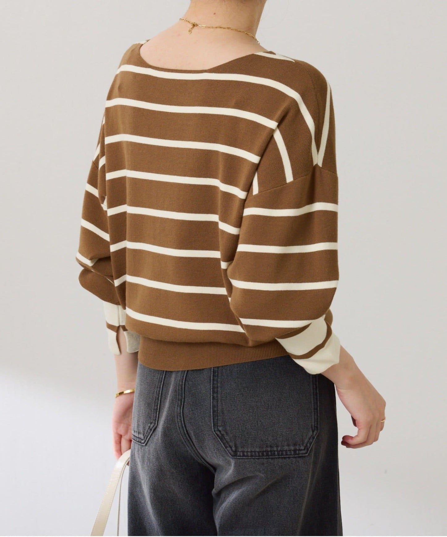 【前後兩穿】蝙蝠袖2WAY針織衫