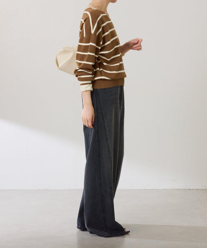 【前後兩穿】蝙蝠袖2WAY針織衫