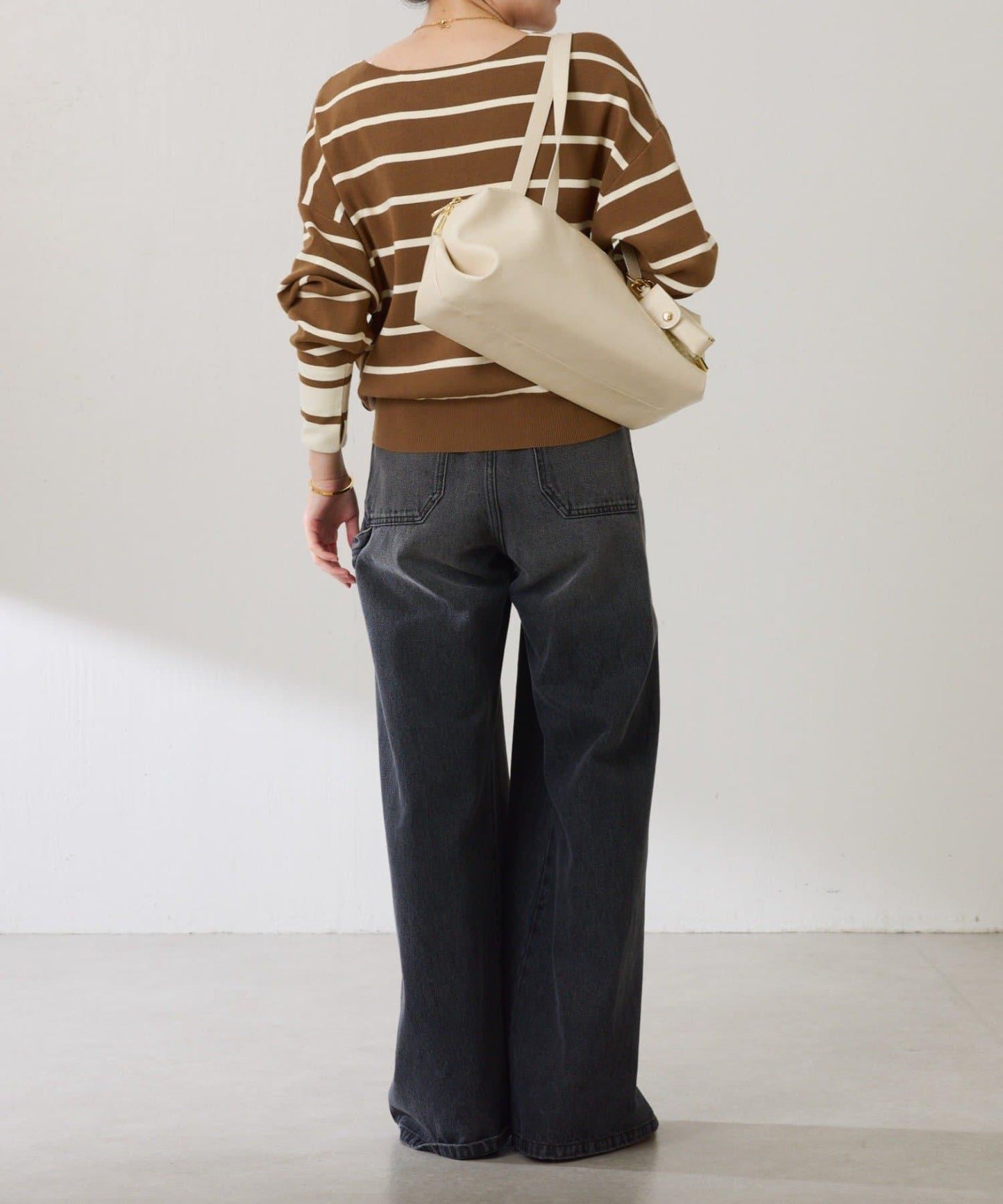 【前後兩穿】蝙蝠袖2WAY針織衫