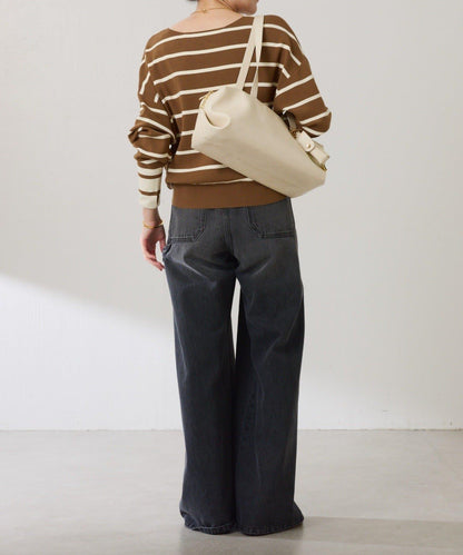 【前後兩穿】蝙蝠袖2WAY針織衫