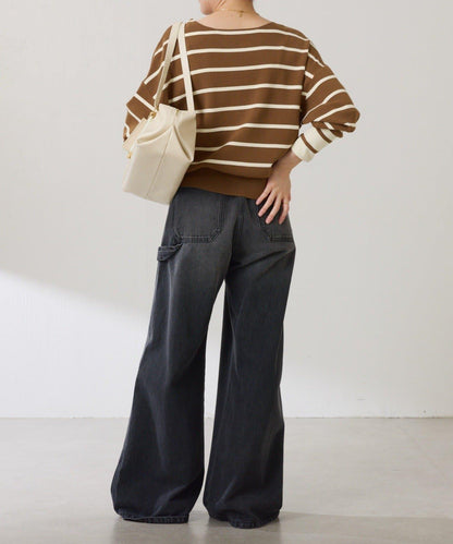 【前後兩穿】蝙蝠袖2WAY針織衫