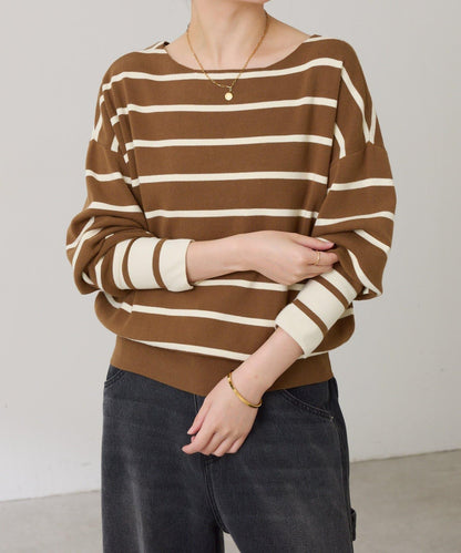 【前後兩穿】蝙蝠袖2WAY針織衫