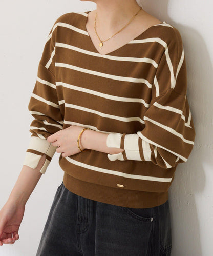 【前後兩穿】蝙蝠袖2WAY針織衫