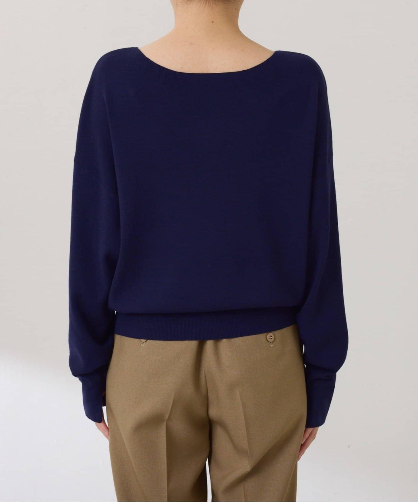 【前後兩穿】蝙蝠袖2WAY針織衫