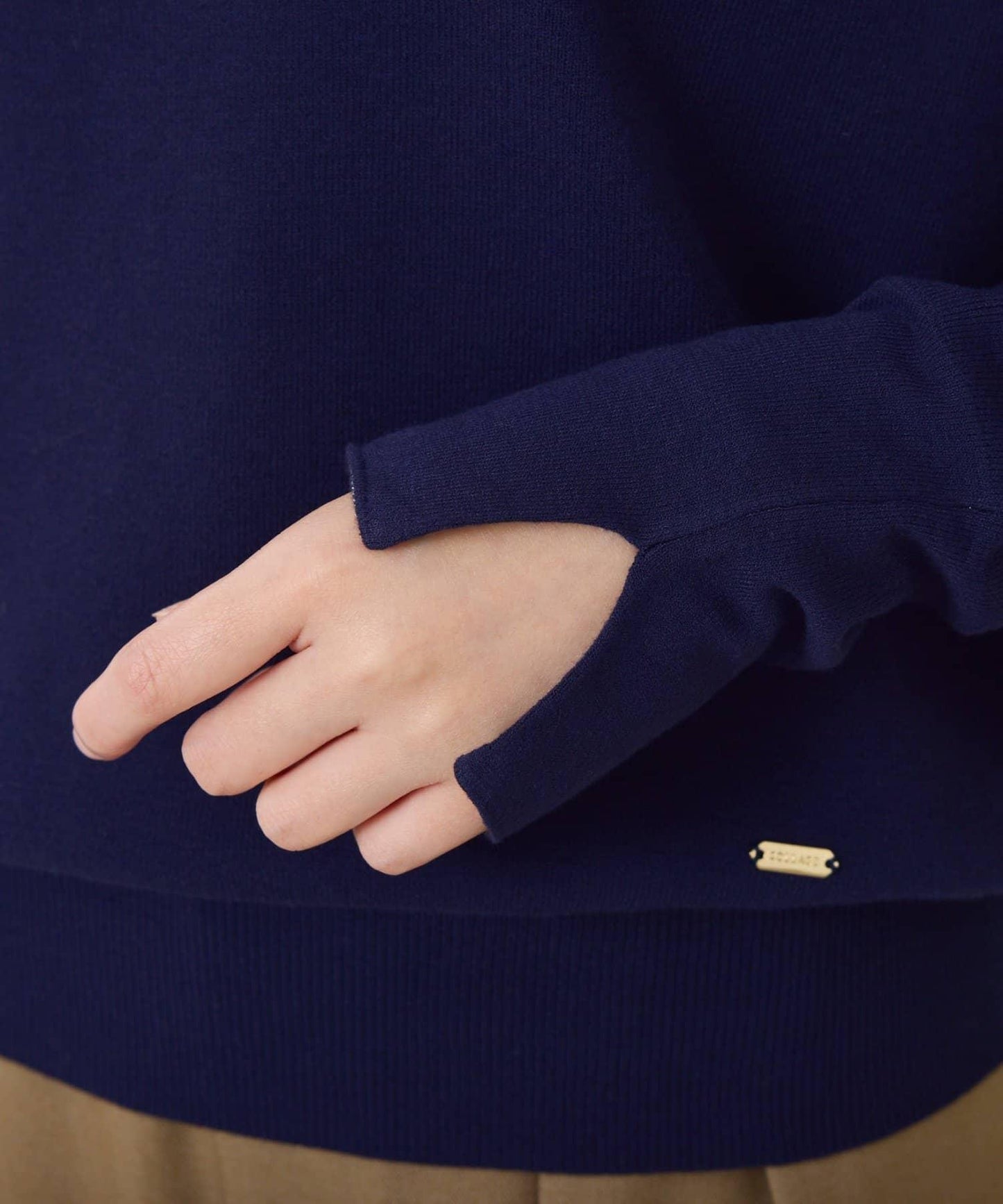 【前後兩穿】蝙蝠袖2WAY針織衫