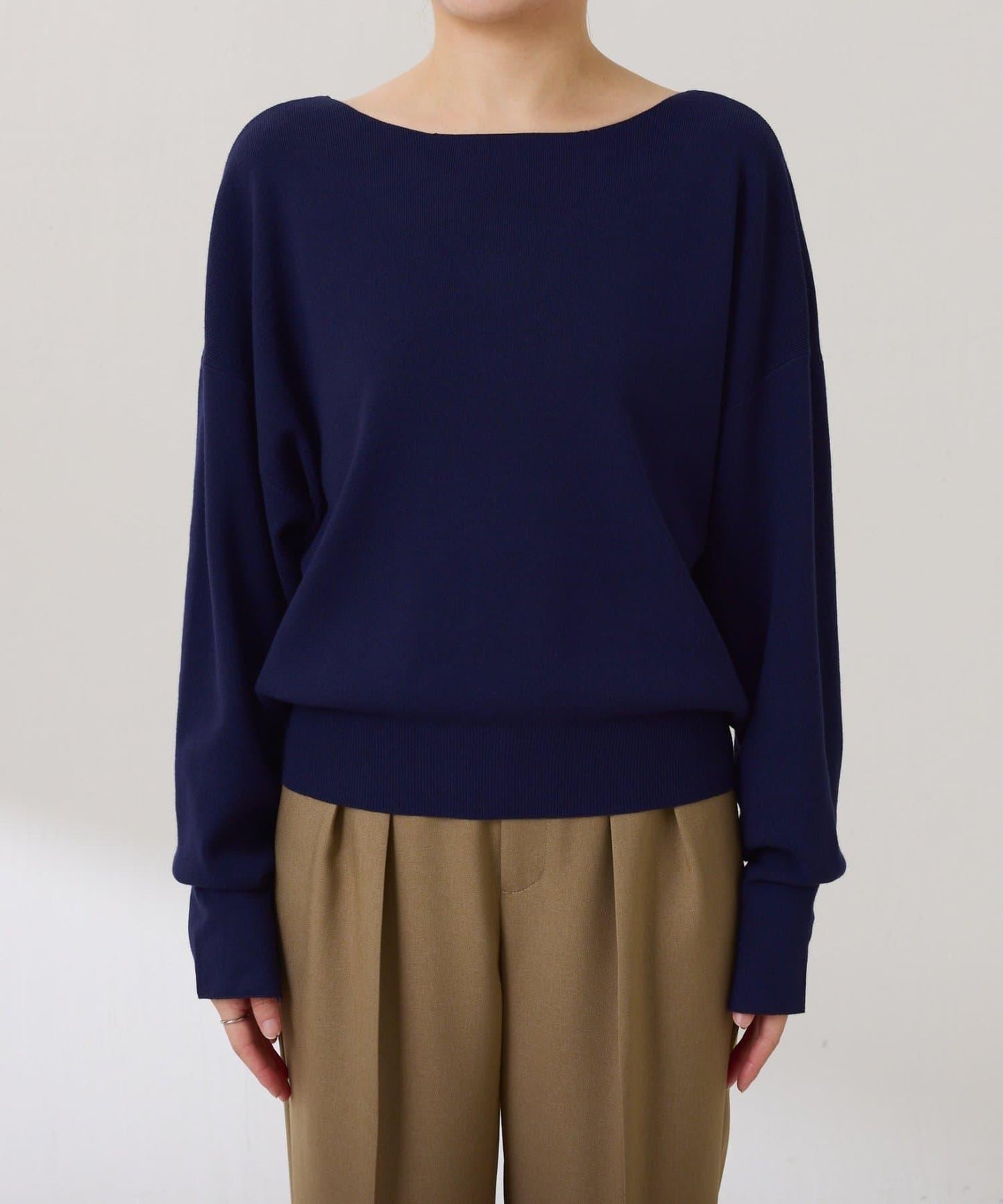 【前後兩穿】蝙蝠袖2WAY針織衫