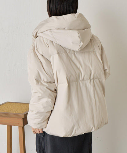 羅紋領短款羽絨服