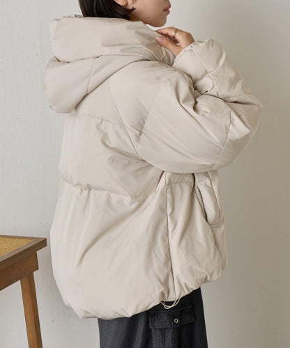 羅紋領短款羽絨服