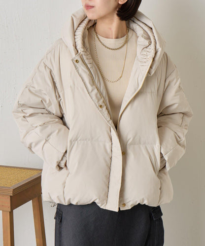 羅紋領短款羽絨服
