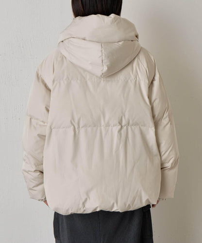 羅紋領短款羽絨服