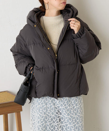 羅紋領短款羽絨服