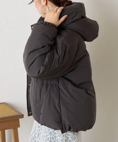 羅紋領短款羽絨服