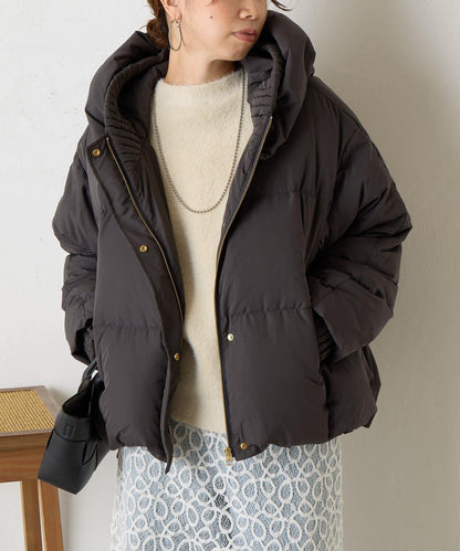 羅紋領短款羽絨服