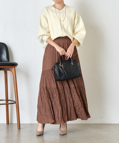 後背繫帶針織衫