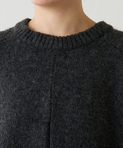 【可手洗/易於疊穿】仿犛牛絨短款針織衫