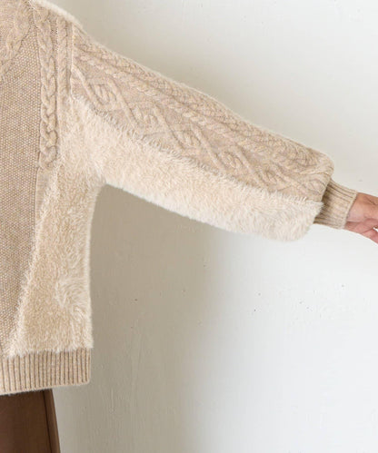 後背繫帶針織衫