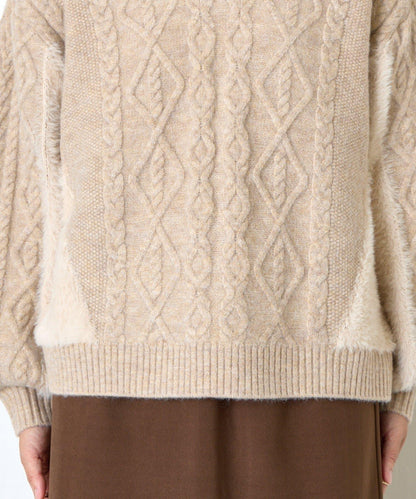 後背繫帶針織衫