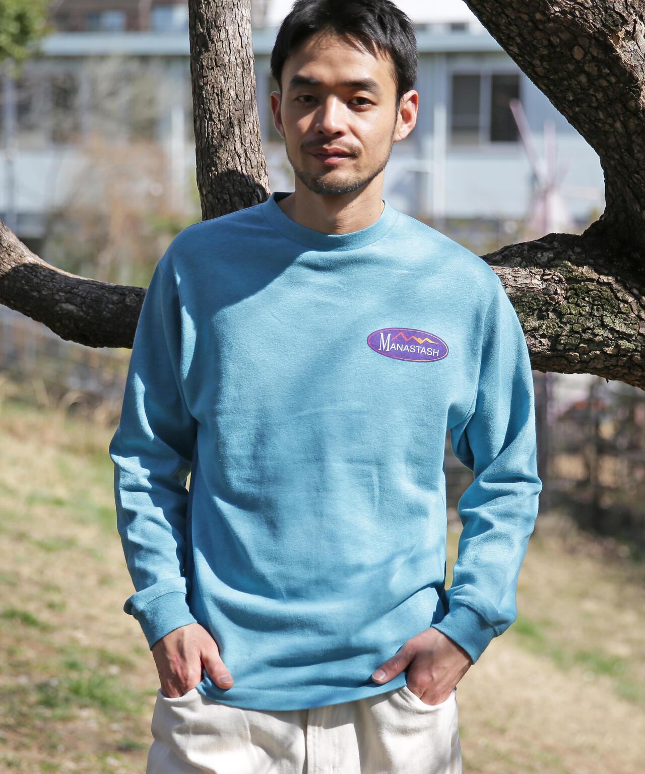 MANASTASH HEMP 長袖T恤 ORIGINAL LOGO