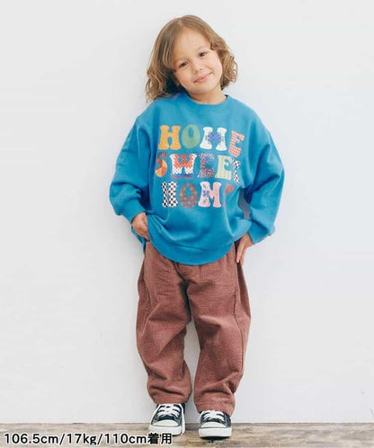 復古面料照片標誌衛衣