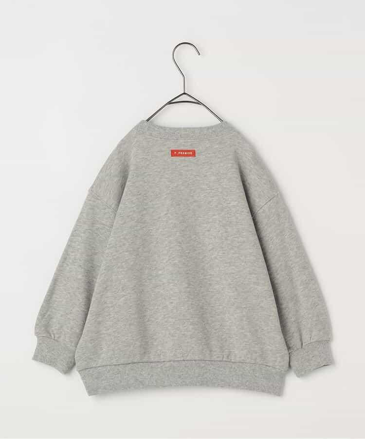 復古面料照片標誌衛衣