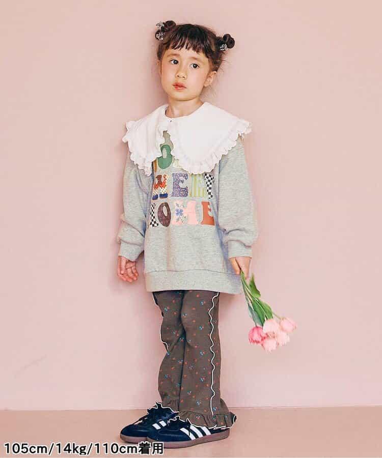 復古面料照片標誌衛衣