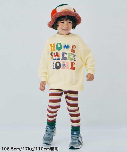 復古面料照片標誌衛衣