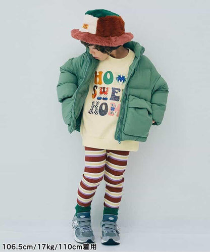 復古面料照片標誌衛衣