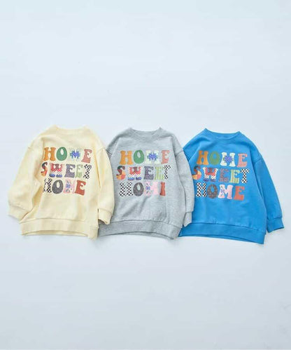 復古面料照片標誌衛衣