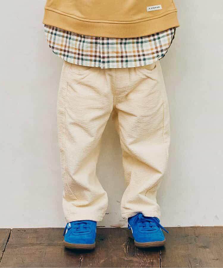 燈芯絨寬鬆直筒褲