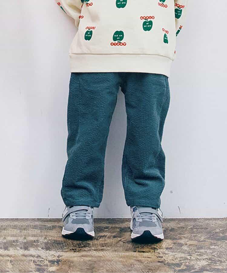 燈芯絨寬鬆直筒褲